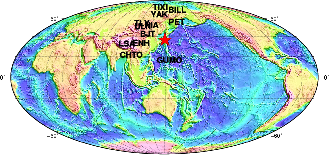 world map japan. Earthquake today, japan map